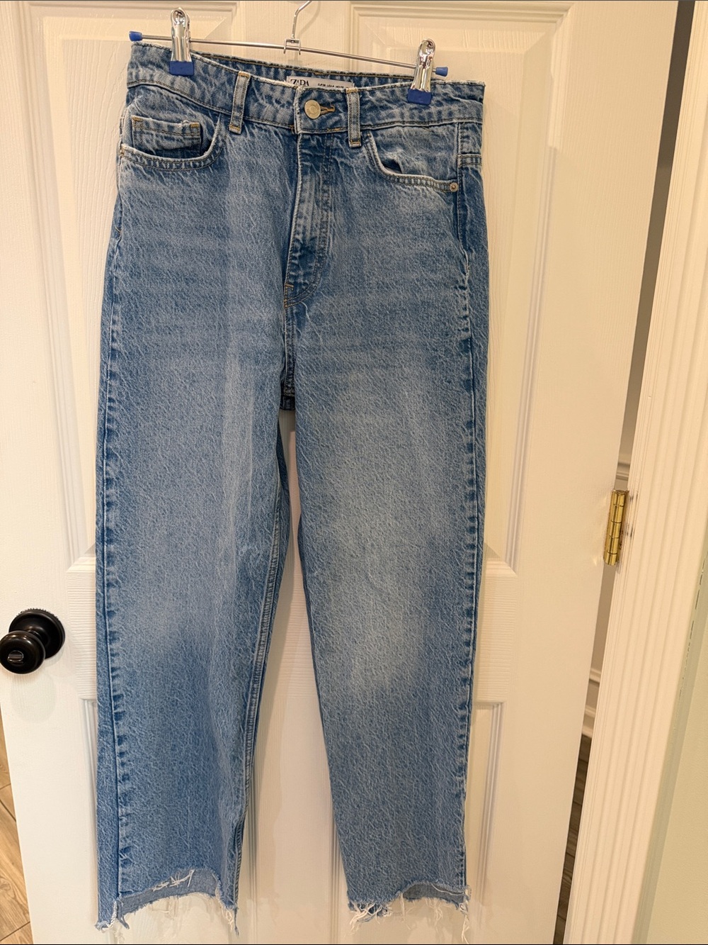 Zara Light Wash Straight Leg Women's Jeans